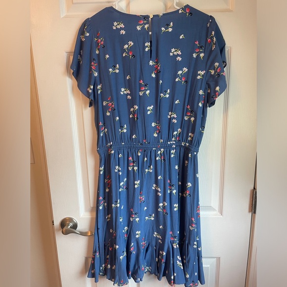 Loft blue floral dress. New with tag. Medium - Picture 2 of 3